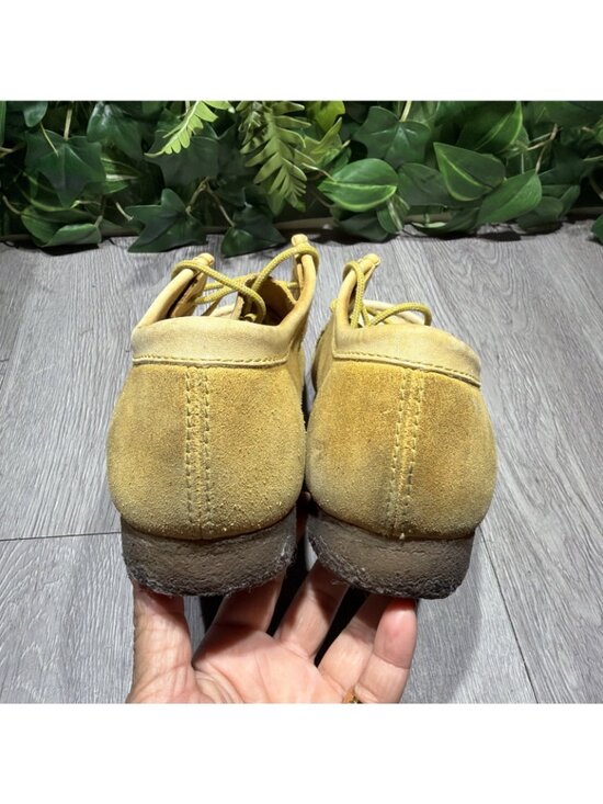 Clarks Originals Wallabee 70s Chukka Comfort Boots Yellow Suede Suede men\'s 8 main image 4